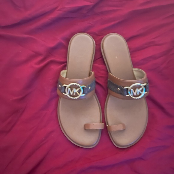 Mk Sandals Brown multi - Picture 2 of 2